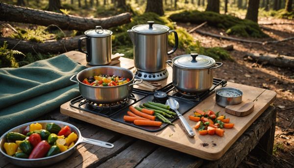 Les indispensables de la cuisine nomade en camping