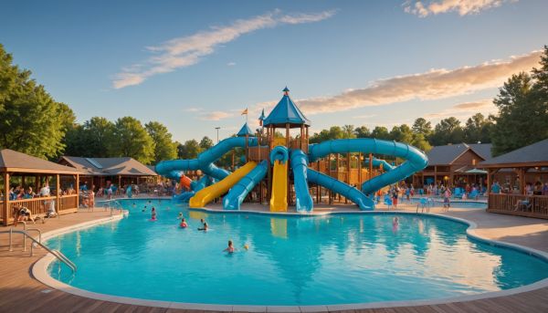 Les parcs aquatiques chauffés des campings