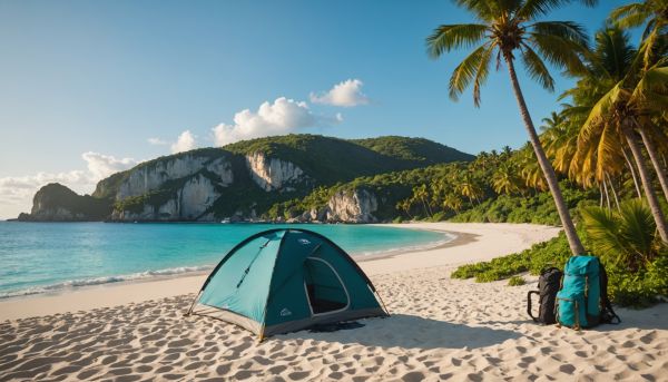 Où poser sa tente dans le sud de l'île ?