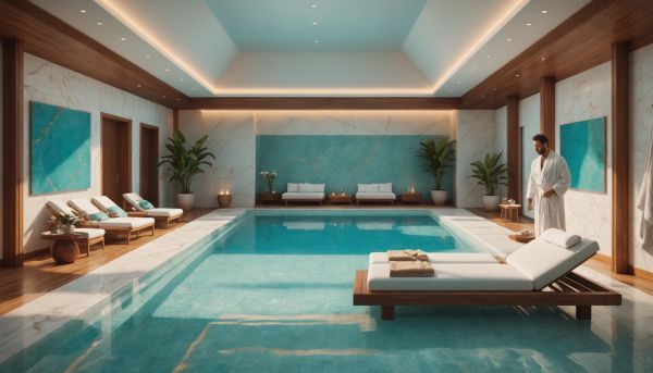 Se détendre dans un espace bien-être aquatique
