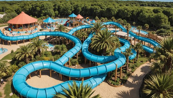 Parc aquatique en camping en vendée